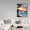 Trademark Fine Art Anthony Casay 'Sunset Coast 7' Canvas Art, 14x19 ALI20407-C1419GG